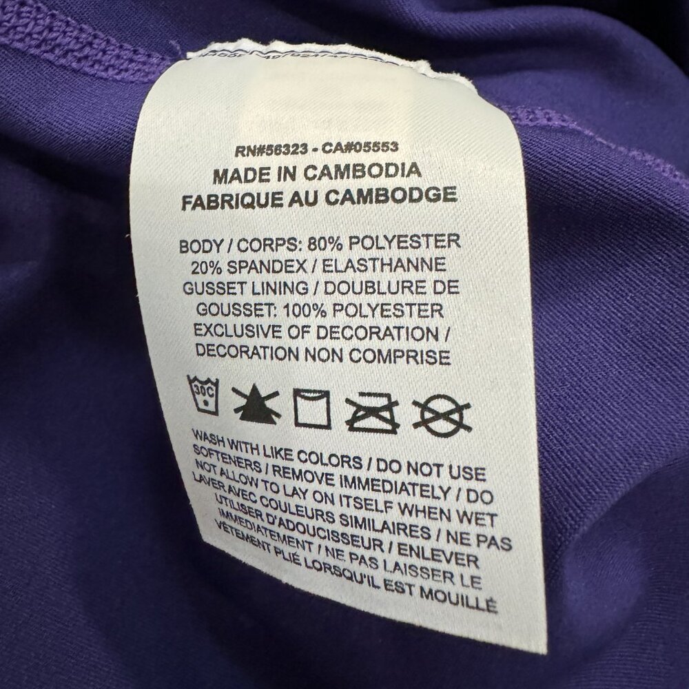 Nike Pro WNBA Team Issue Compression 8” Shorts Purple Womens 2XL CW4244-566 NEW - Picture 9 of 10